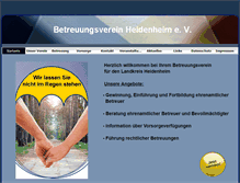 Tablet Screenshot of btv-hdh.de